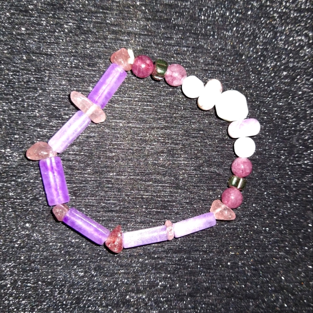 Handmade Amethyst Bracelet